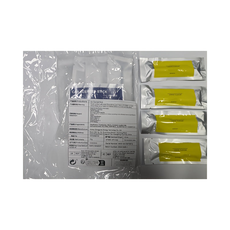 Комплект из 4 освежителей воздуха для автомобиля, палочки, диффузор эфирных масел, длительный аромат