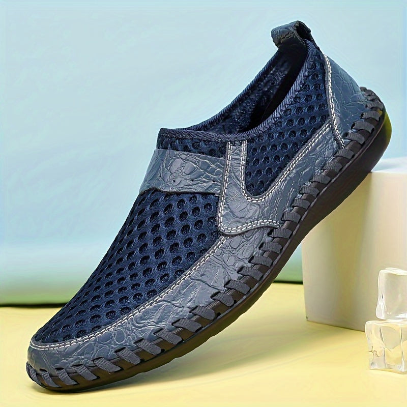 Men's Breathable Slip-On Shoes Rubber Sole Casual Outdoor Low Top