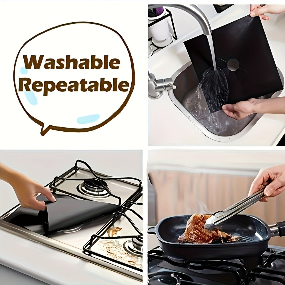 Reusable Stove Cover Protects Burners Kitchen Surface Protector Set of 1 or 4