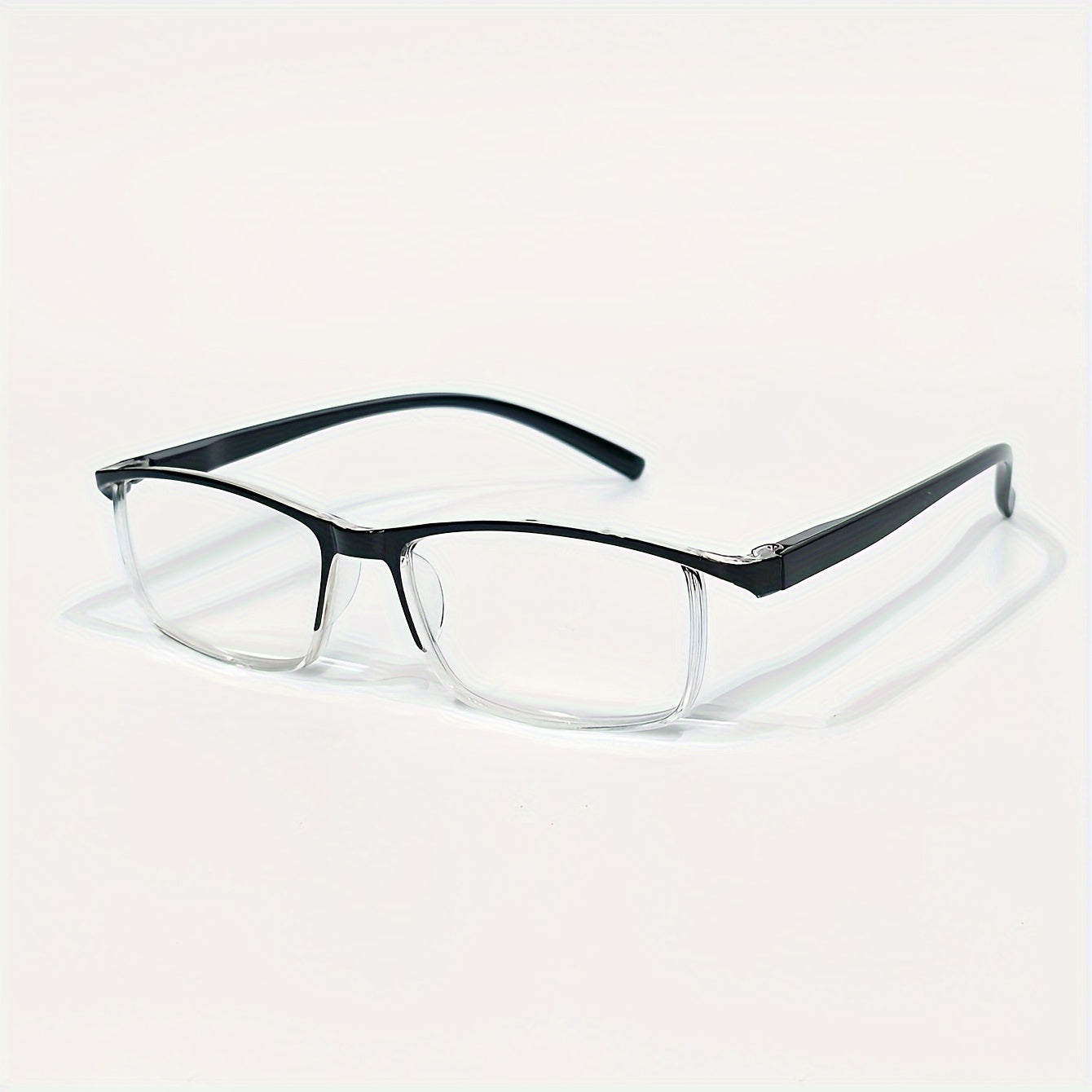 Unisex Reading Glasses Half Frame Durable PC Material Stylish Design +1.0 to +4.0