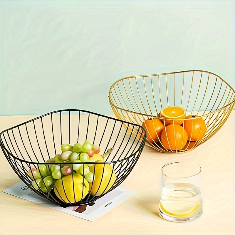 Geometric Fruit Basket for Living Room Coffee Table 1 Piece