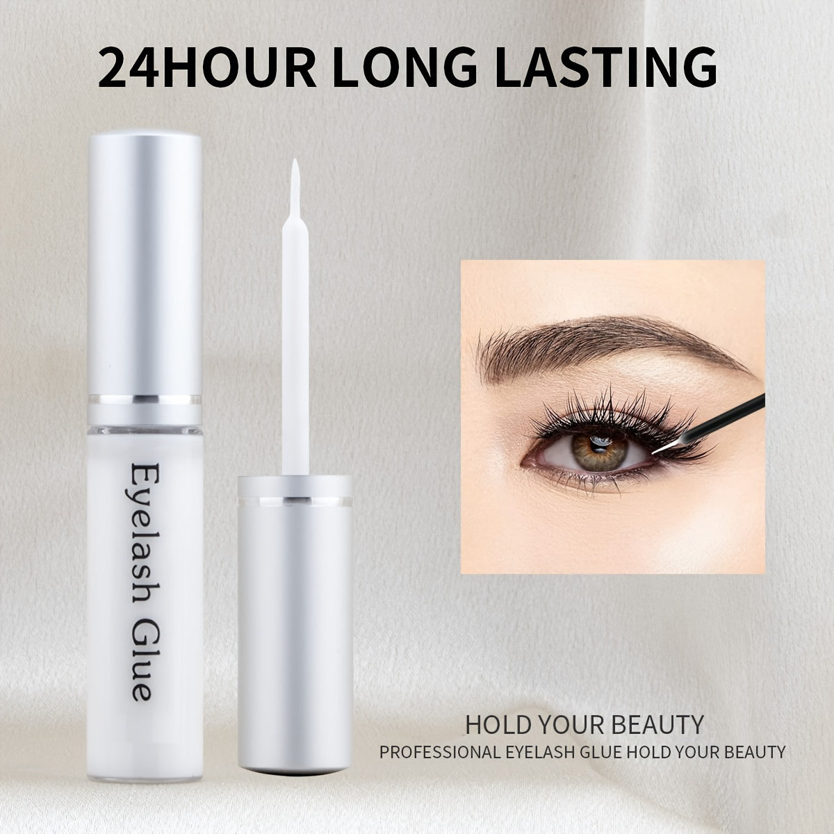 Waterproof Unscented Eyelash Glue for False Lashes Long Lasting Up to 24 Hours
