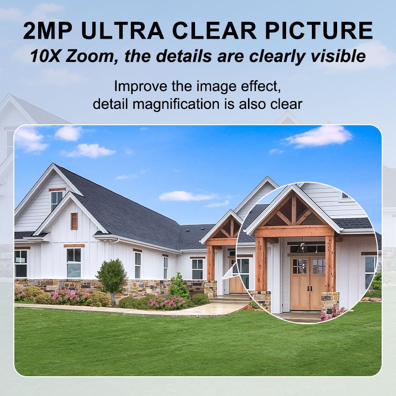 Wireless Outdoor Security Camera HD 1080p WiFi Night Vision Motion Detection