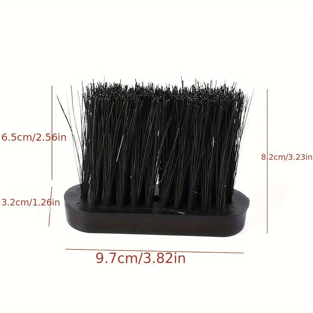 High-Quality Fireplace Broom with Plastic Handle and Dense Bristles
