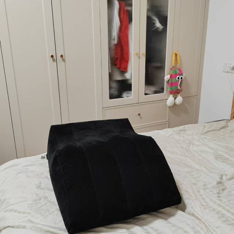 Homilador ayollar uchun qulaylik va qo'llab-quvvatlash yostiqchasi - Shishiriladigan oyoq dam olish yostiqchasi - Homiladorlik yostiqchasi - O'ziga xos yumshoq polyester tolalaridan tayyorlangan, tinchlanish va dam olish uchun.