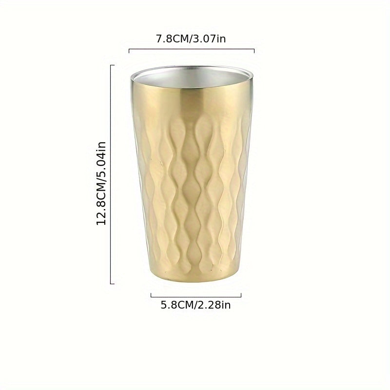 Stainless Steel Cups for Men and Women, Reusable, Durable, 12oz