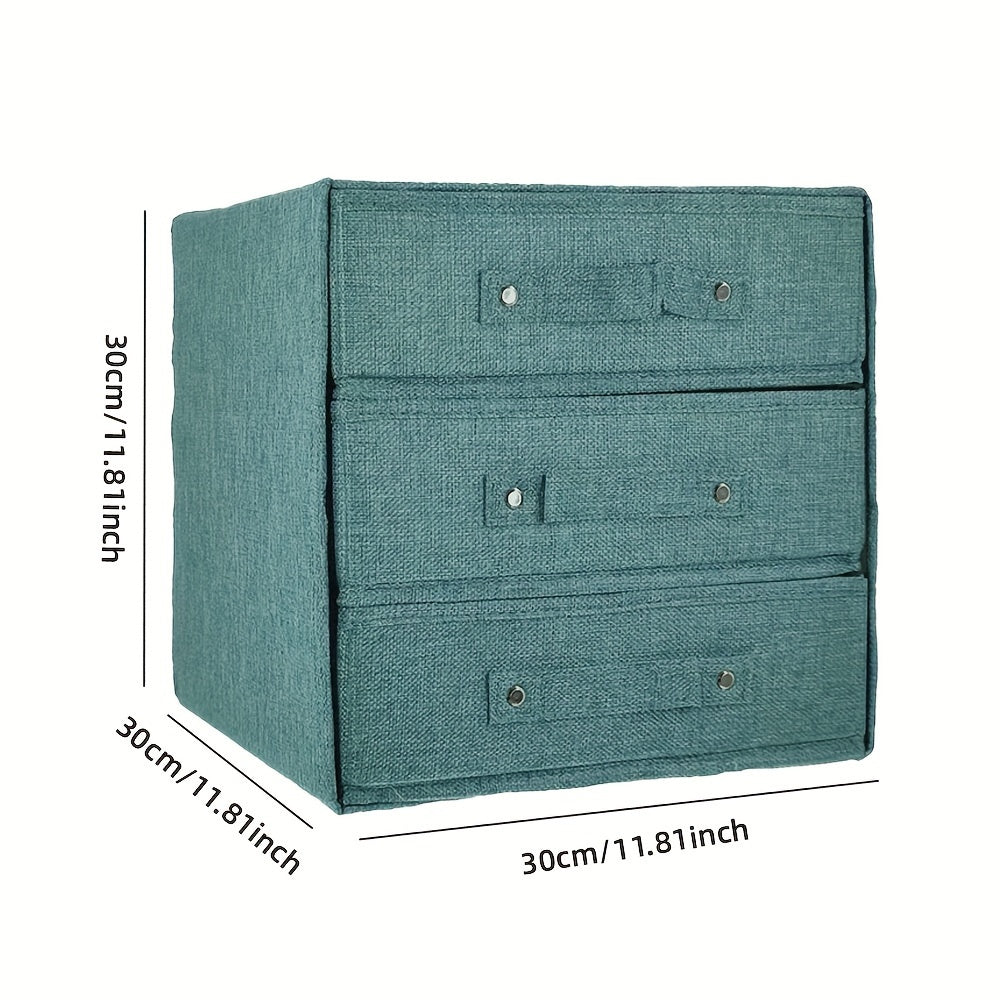 Foldable Lingerie Drawer Organizer Space-Saving Insert for Ties Socks Underwear