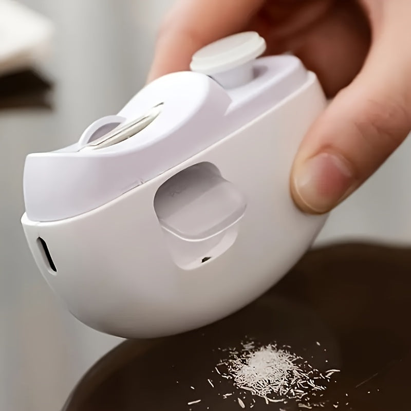 Electric Nail Clipper and Tool with Smart Technology, Rechargeable, Portable, with Polishing and Grinding Functions