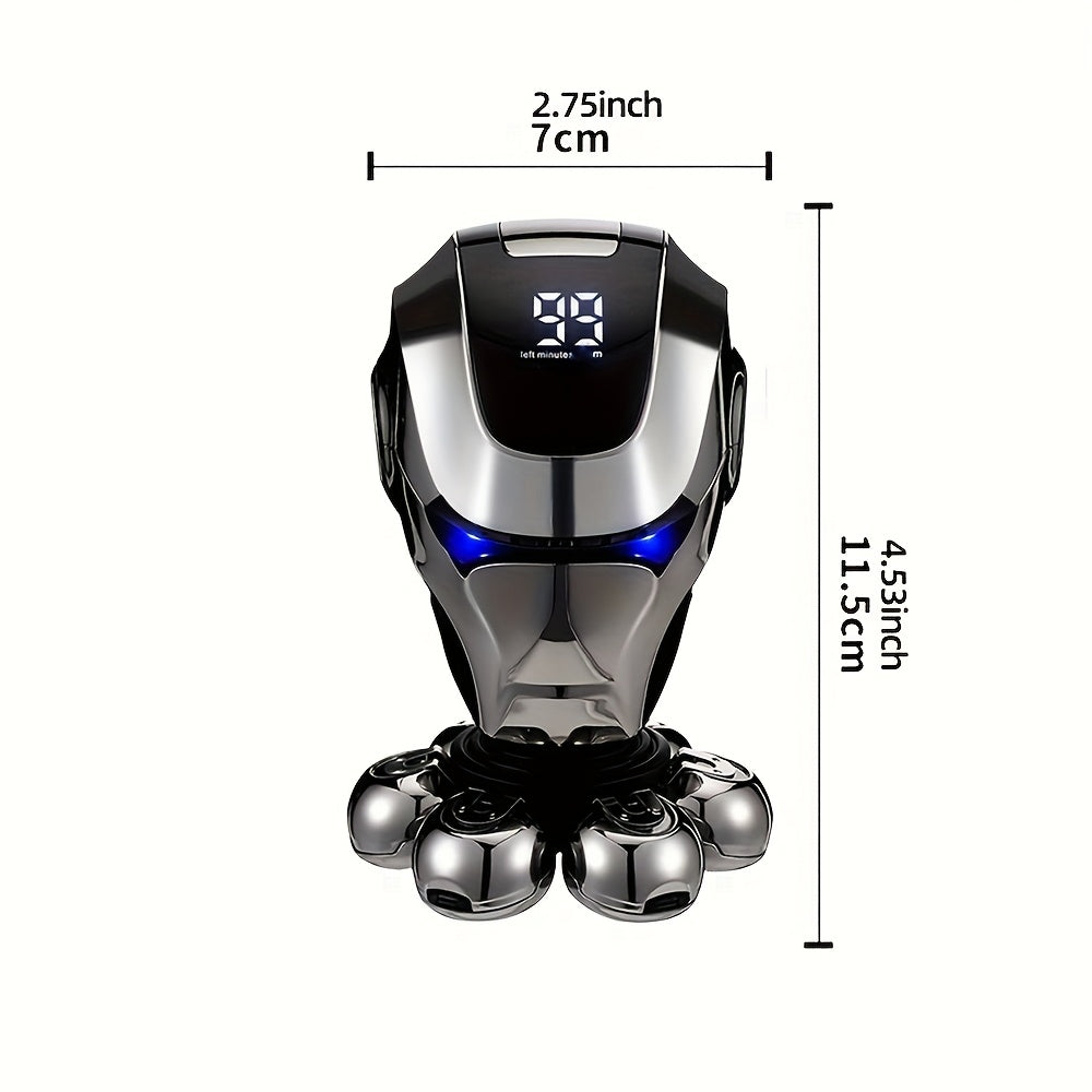 Kit de aseo recargable con recortadora de nariz y afeitadora eléctrica para hombre 7D