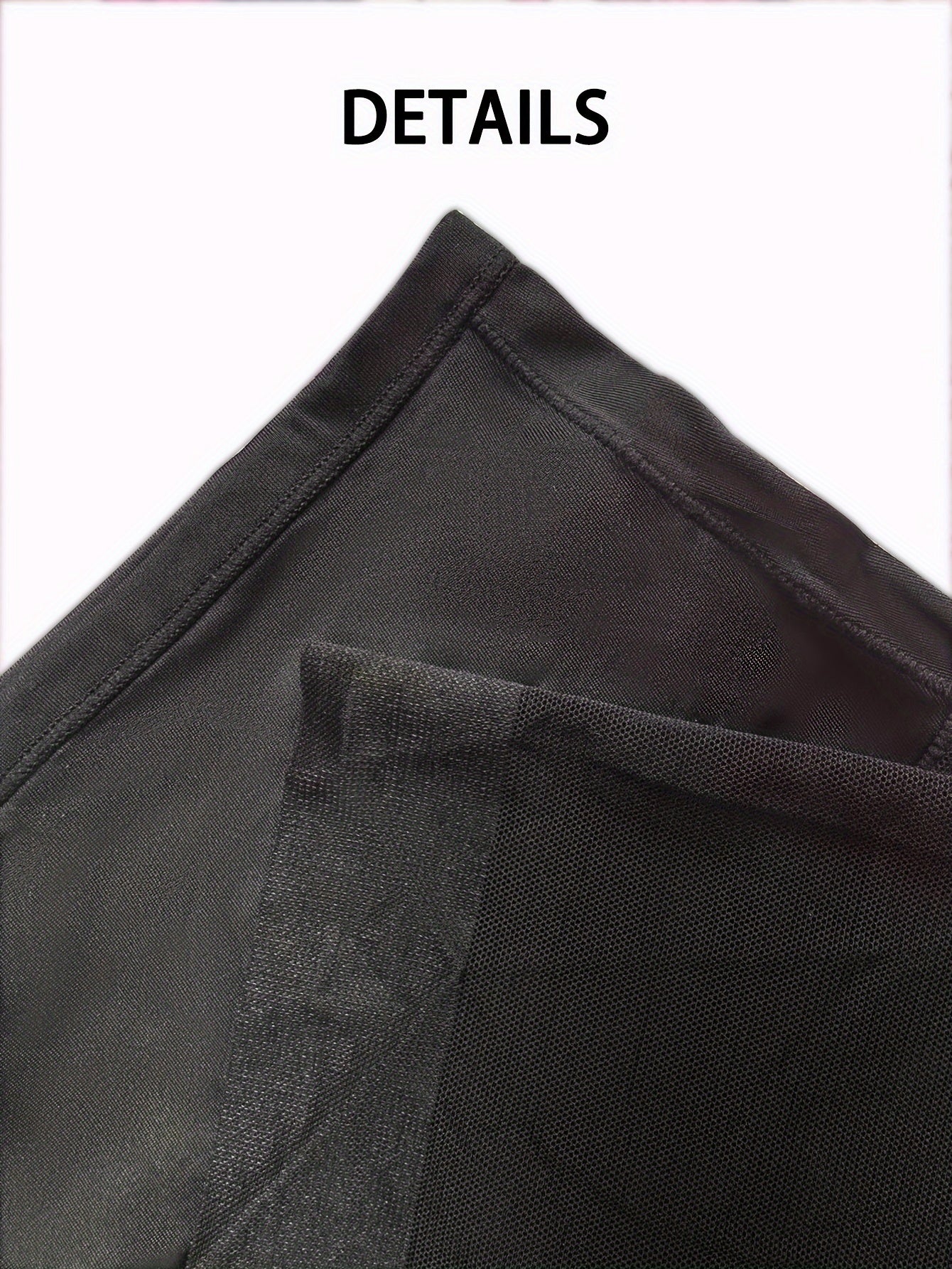 Women's Tummy Control Shorts with Contrast Mesh Shaping and Butt Lifting