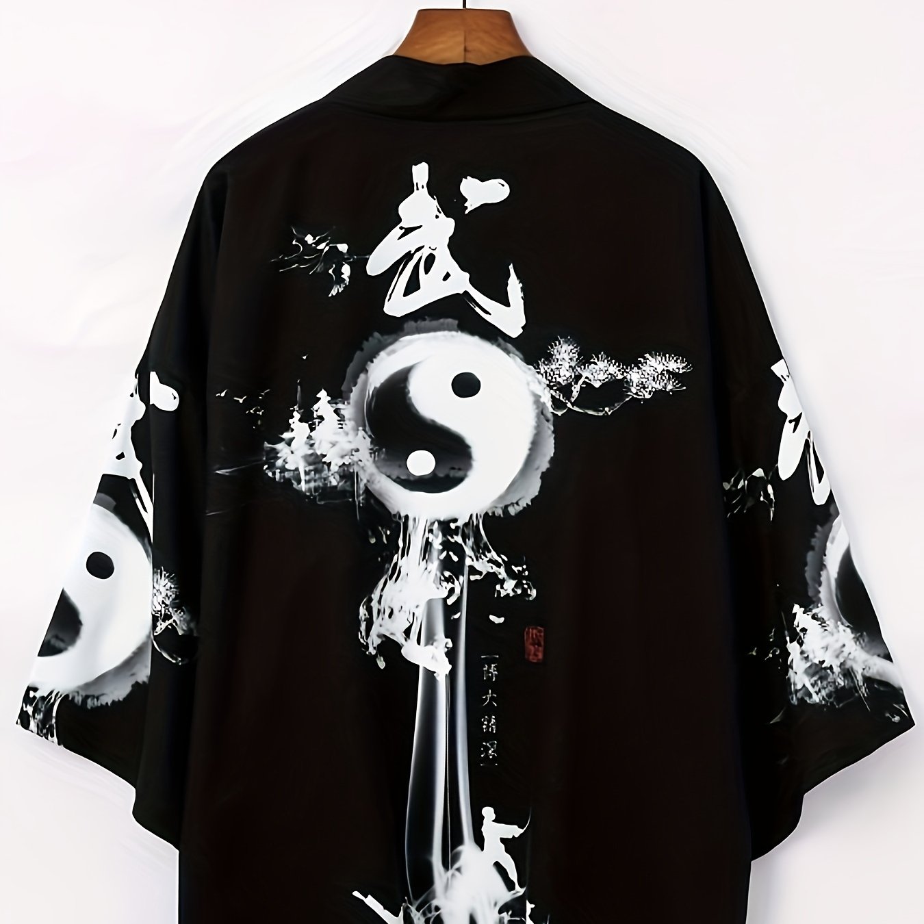 Кардиган свободного кроя с этническим узором для мужчин, женщин и пар, полиэстер, повседневная одежда для всех сезонов