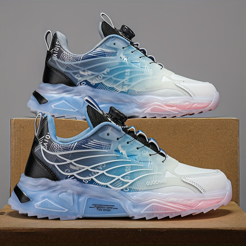 Unisex Casual Non-Slip Sneakers with Thick Sole All-Season EVA TPU