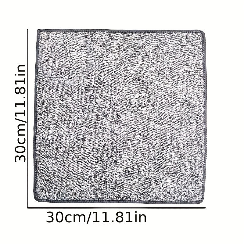 Bamboo Charcoal Cleaning Towels Set of 3 or 6 Ultra-Fine Absorbent Fiber Household Drying