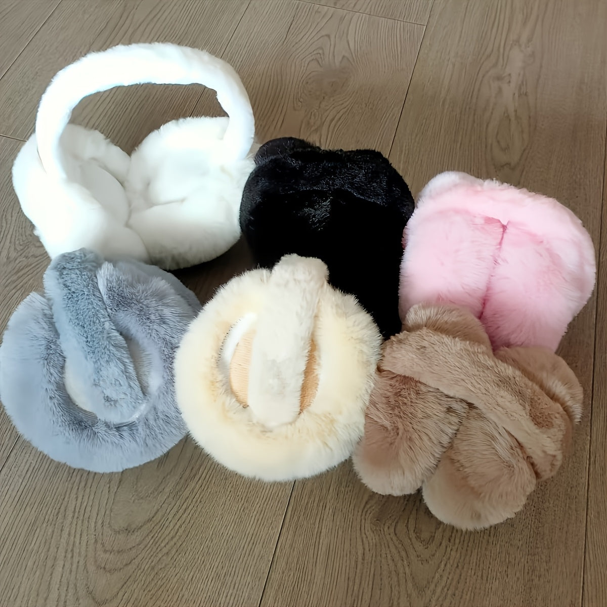 Women's Faux Fur Ear Warmer Headband for Cold Weather Outdoor Wear
