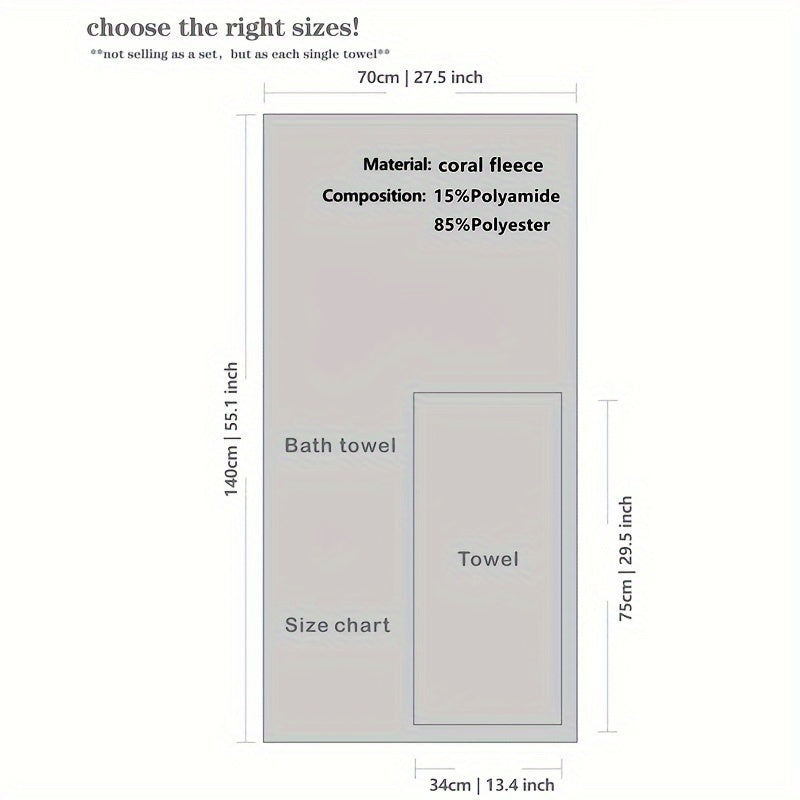 "Love Textured Bath Linen Set" qalin so‘ruvchi yuz sochiq va yumshoq dush sochiqni o‘z ichiga oladi. To‘plam 1 ta hammom sochiq va 1 ta qo‘l sochiqdan iborat bo‘lib, hammom yoki uyda foydalanish uchun mukammaldir.