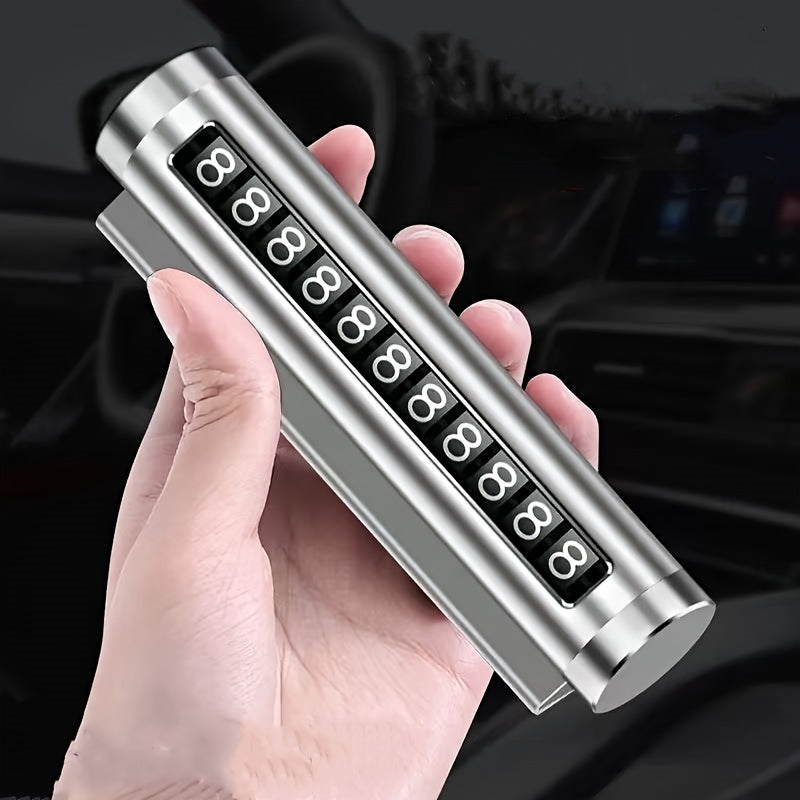 Metal Car Number Plate Display Device for Temporary Mobile Phone Plate Movement