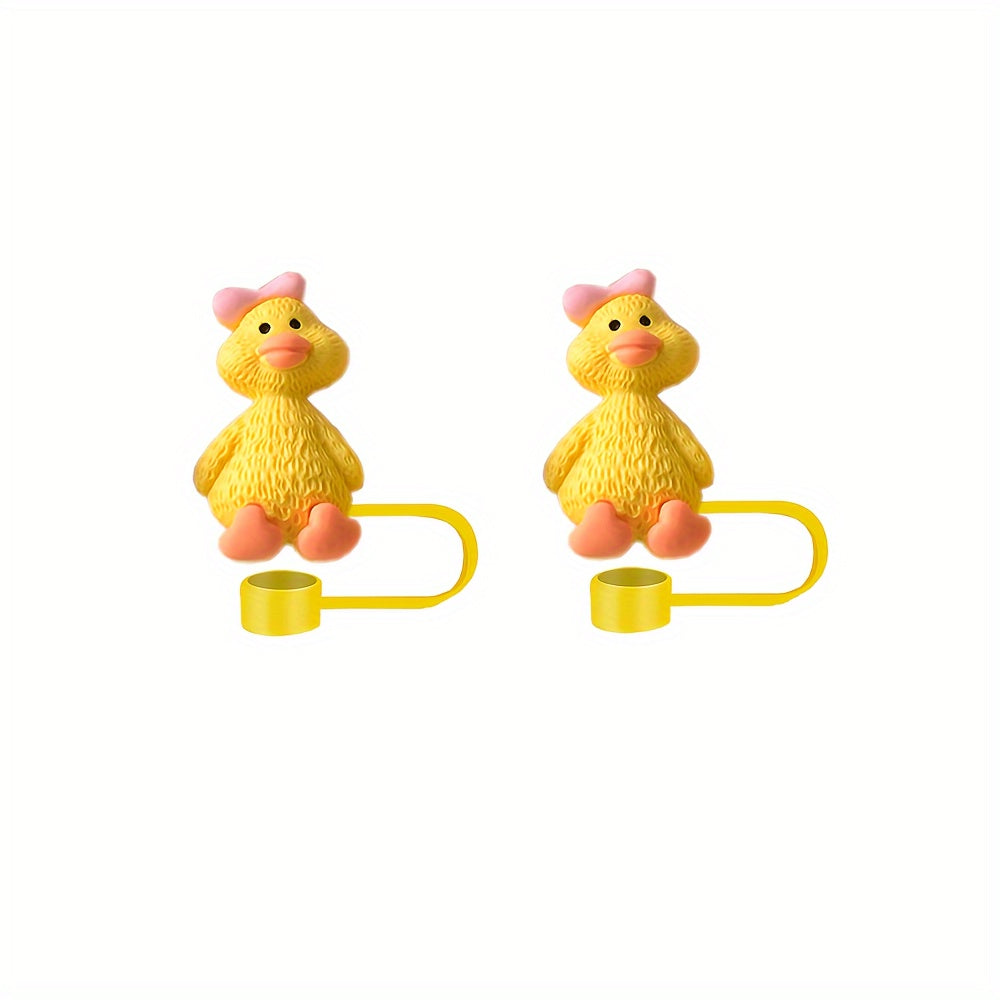 Set of 2 Duck Resin Toppers for 30oz and 40oz Tumblers Durable Glassware Accessories