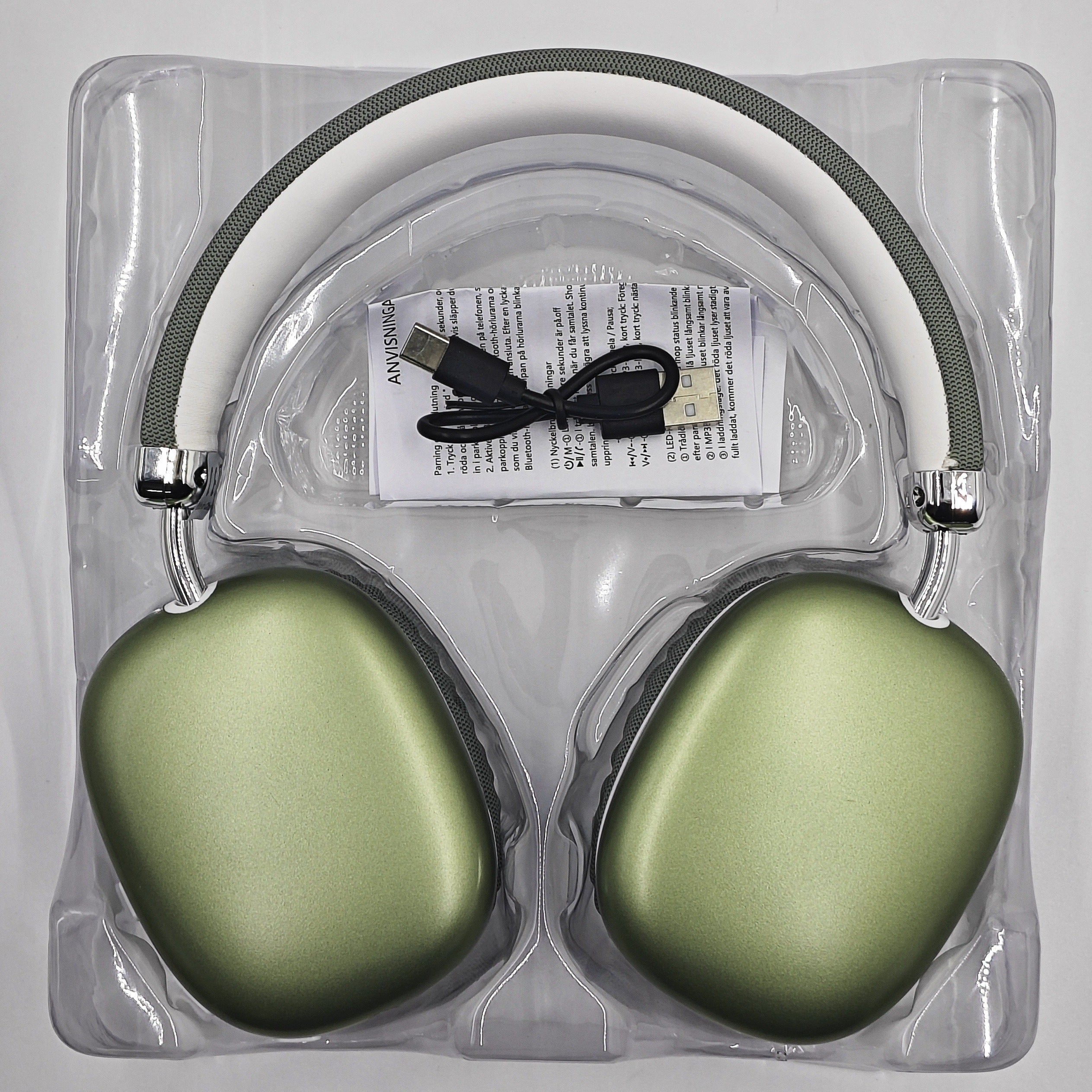 Auriculares inalámbricos coloridos sobre la oreja para entusiastas de la música con batería de litio recargable