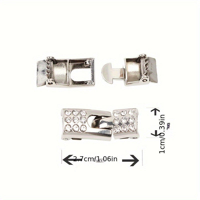 Women's Rhinestone-Free Shoe Buttons for Dress and Casual Shoes