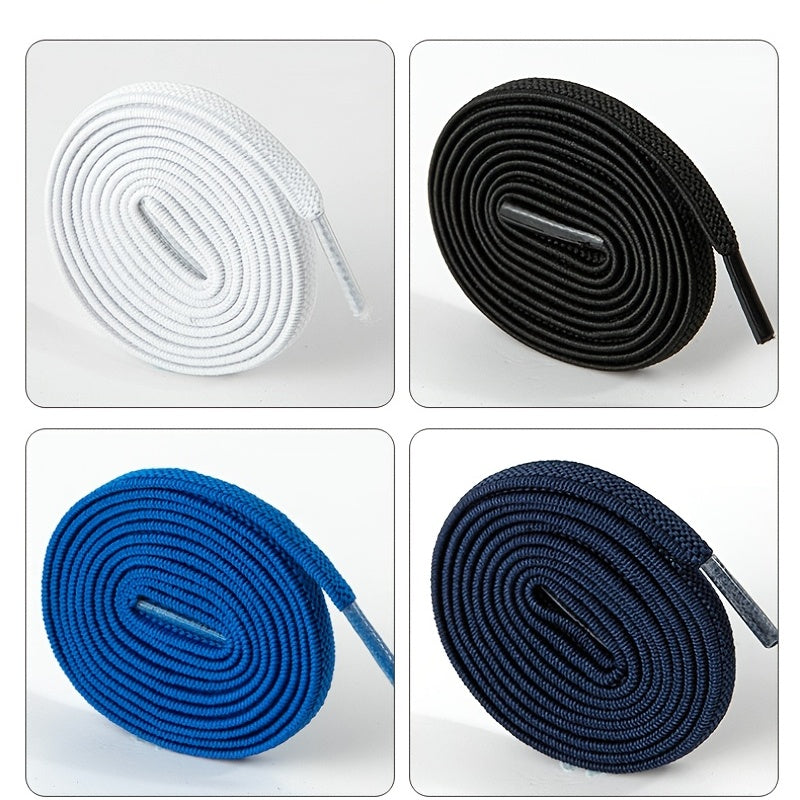 Elastic No-Tie Shoelaces for Sneakers Lightweight Mesh Lace-Up Shoes in Multiple Colors