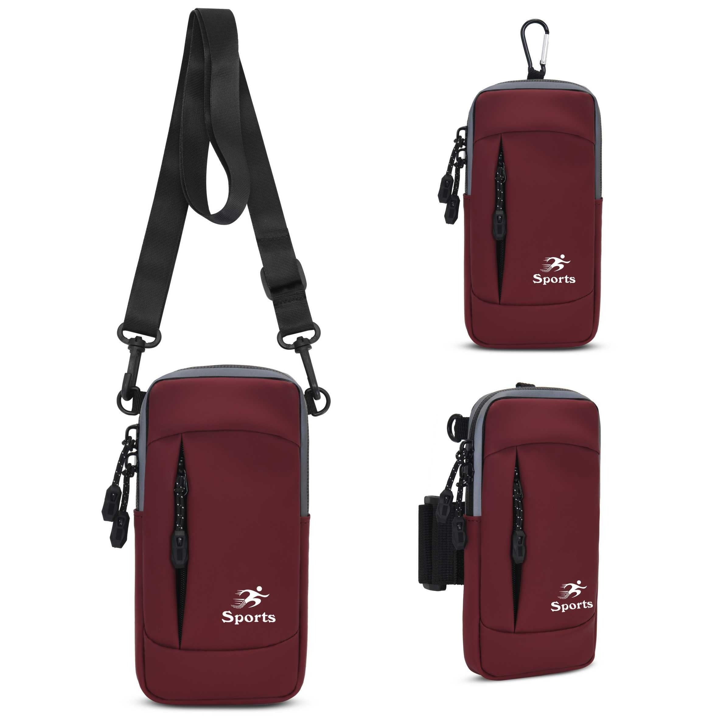 Мобильная сумка на руку для бега, сумка безопасности для джоггинга и мини-сумка через плечо для телефонов до 7 дюймов.