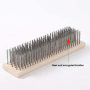 Set of 2 Outdoor Patio Deck Scrub Brushes with Tough Bristles for Heavy-Duty Cleaning