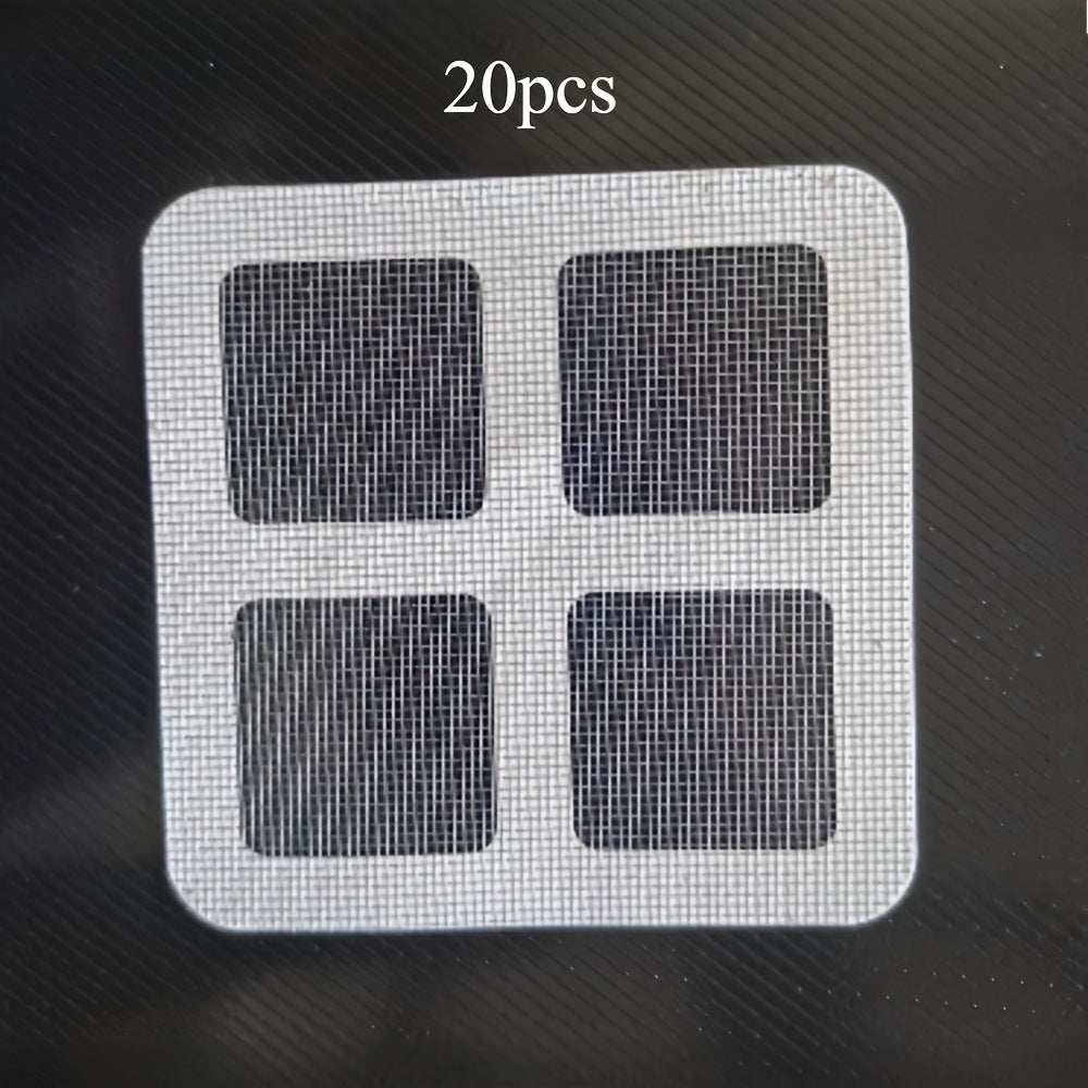 10 ta bir foydalanish uchun insektlarga qarshi o'z-o'zini yopishtiradigan pol tozalash uchun stikerlar, hammom uchun soch filtri va kanalizatsiya tarmog'i uchun mesh