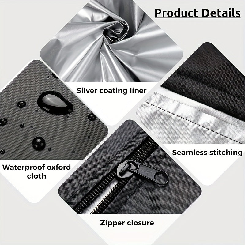 Funda resistente para columpios exteriores para mobiliario de patio de 2/3 plazas, impermeable, de tela Oxford negra