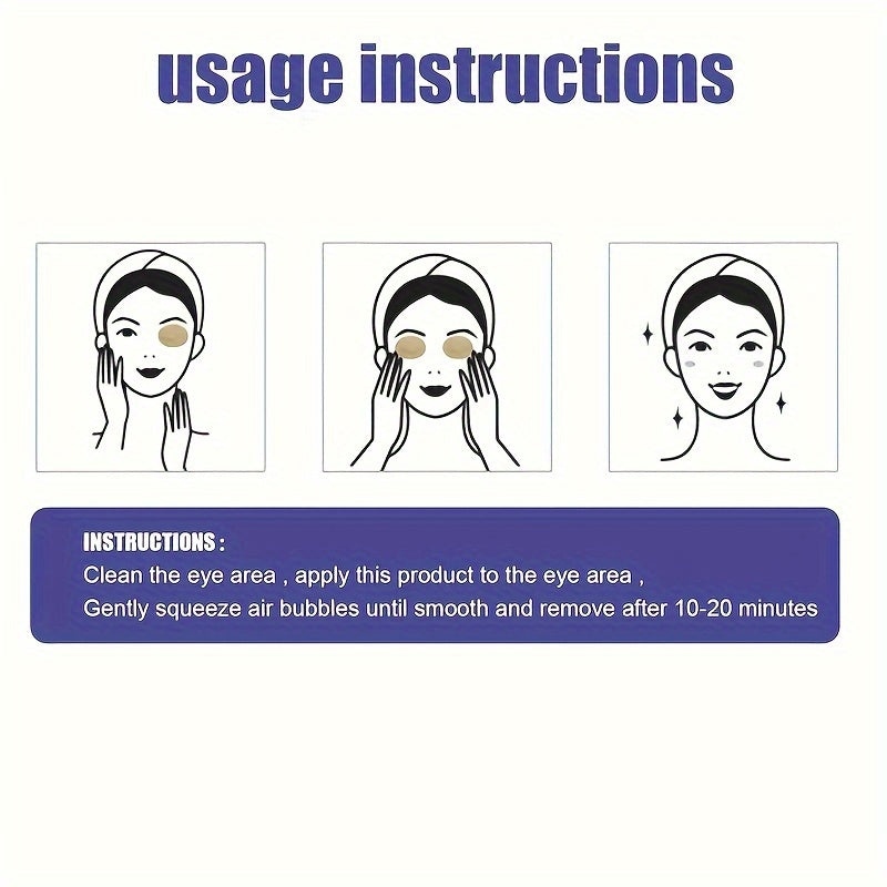 Blueberry Leaf Eye Mask for Dry Eyes Sleep Relaxation Alcohol Free