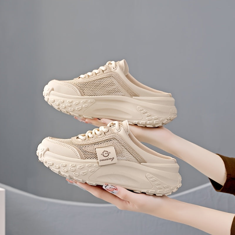 Women's Mesh Slip-On Sneakers Casual Summer Breathable Shoes