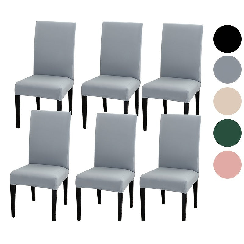 Stretchable Dining Chair Covers Removable Washable Seat Protectors Set of 4