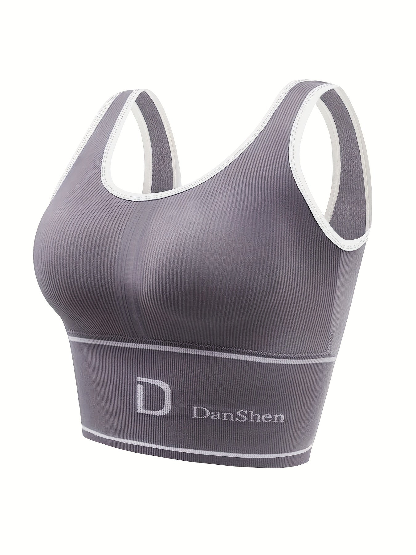 Women's Sports Bra 4-Piece Set Wire-Free Full Coverage High Elasticity for Yoga Running