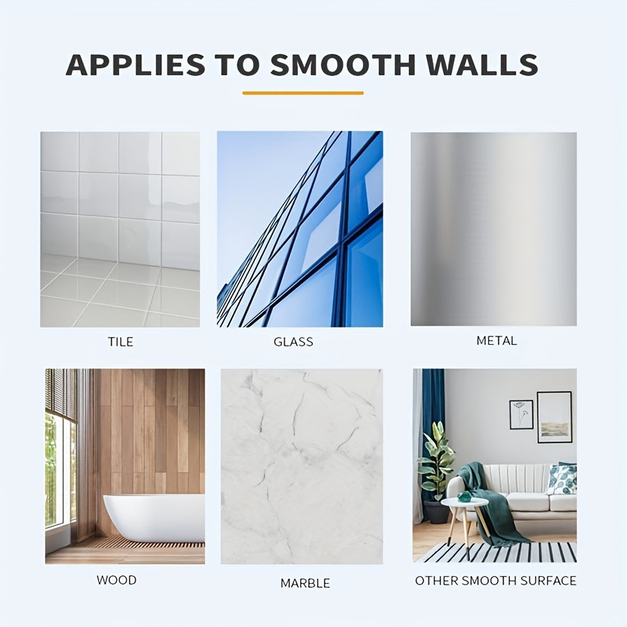 Stainless Steel Adhesive Wall Hooks No-Drill Bathroom Kitchen Door