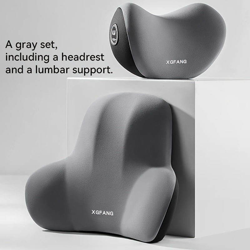 Almohadilla de soporte cervical de espuma viscoelástica para el asiento del conductor del coche