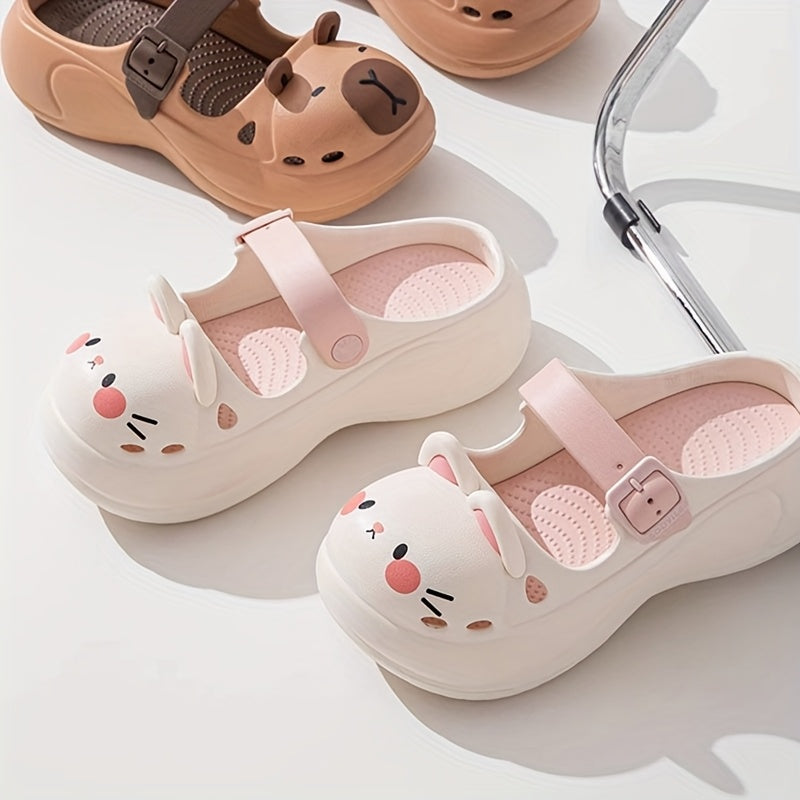 Women's Summer Slip-Resistant Closed-Toe Shoes with Thick Soles