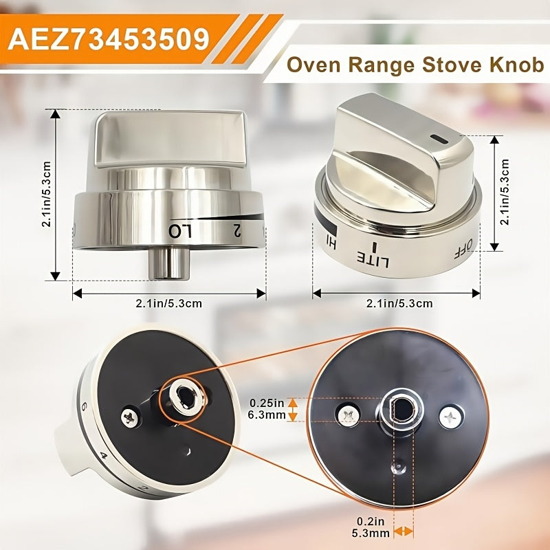 Zanglamaydigan po'latdan yasalgan pech uchun gaz pechining kalitini almashtirish, turli modellarga mos keladi
