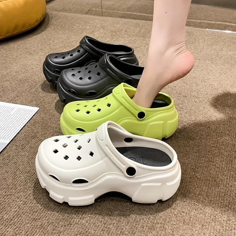 Women's EVA Beach Sandals Solid Color Spring Summer Stylish