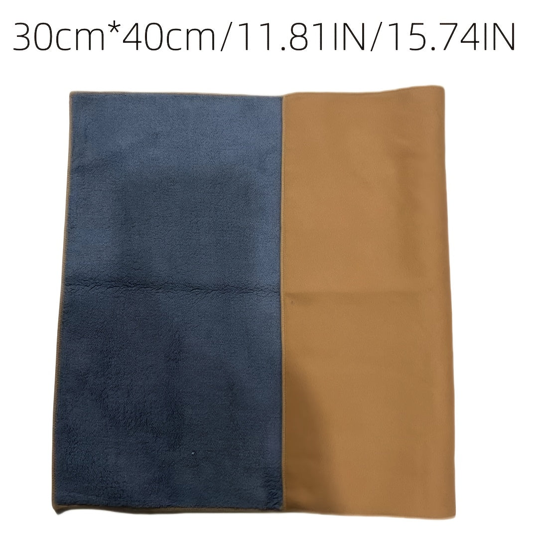 Microfiber Car Towel in 4 Sizes Grey Reusable Scratch-Free Detailing and Cleaning