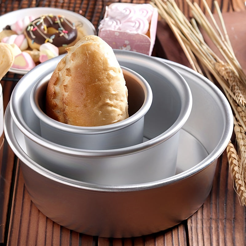 Loose Bottom Cake Pan Mold Removable Base Oven Tool for Baking 4 6 8 10 Inch