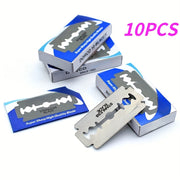 Men Stainless Steel Double Sided Razor Blades Pack of 10