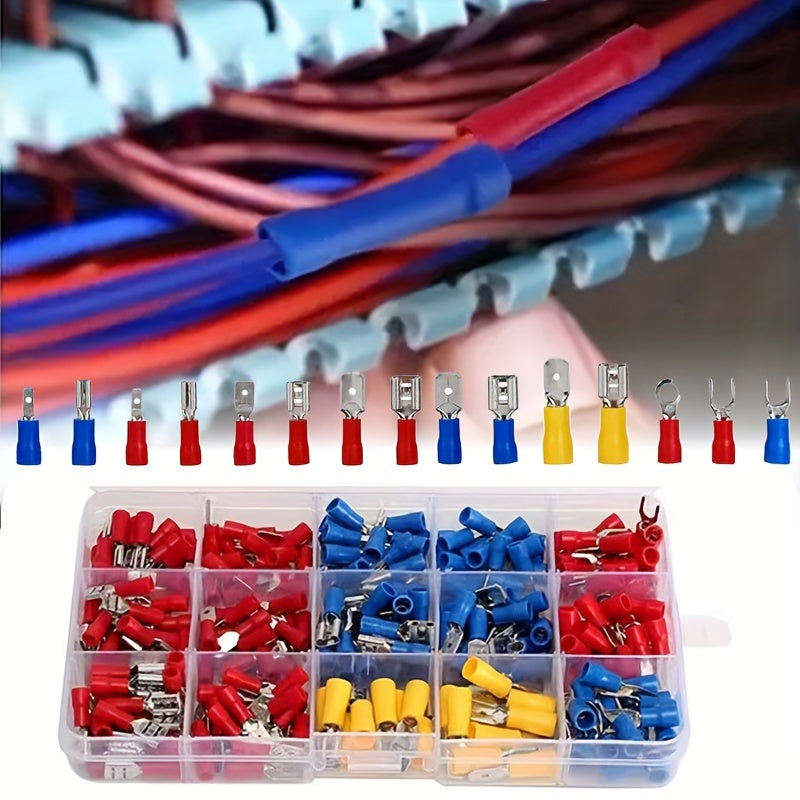 Universal Insulated Cable Connectors Kit 102pcs Automotive Marine Wiring