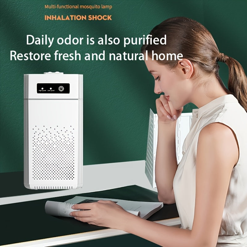 USB-Powered Air Purifier for Home and Car Smoke Odors Pet Stench Compact