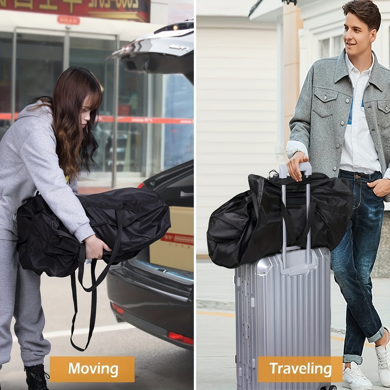 Set of 5 Suit Dust Cover Bags with Zipper for Clothes Storage Garment Bags for Closet Wardrobe and Home