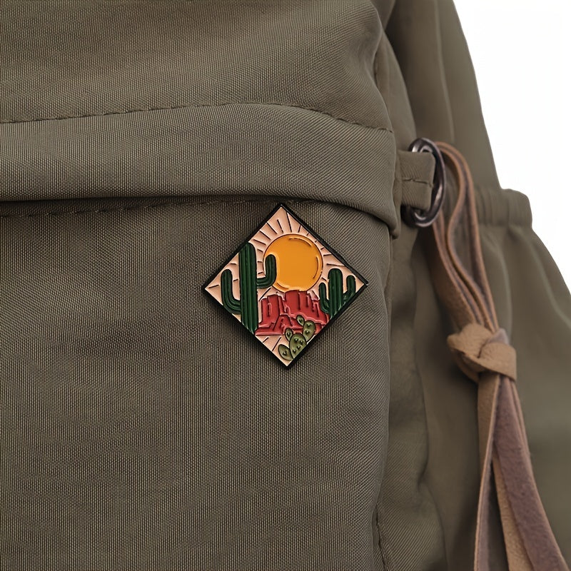 10 ta Gʻarbiy Kovboy emal pinlar to'plami, Qo'ylar bilan Oyoq kiyimlari va Yeehaw ramzlari bilan, Sumkalar, shapka va shartlar uchun