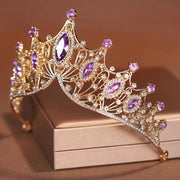 Girls Crown Princess Hair Accessories for Weddings and Birthdays Crystal Korean Style