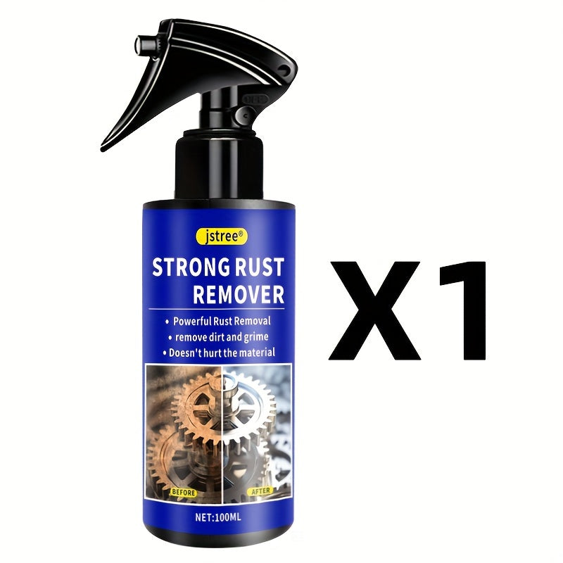 Rust Remover Spray for Cars 3.38oz Multi-Purpose Iron and Powder Cleaner