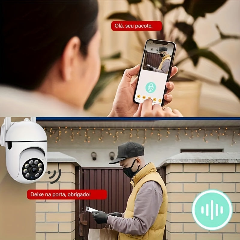 Wireless Security Camera HD Wireless Outdoor Camera with Motion Detection and Pan Tilt
