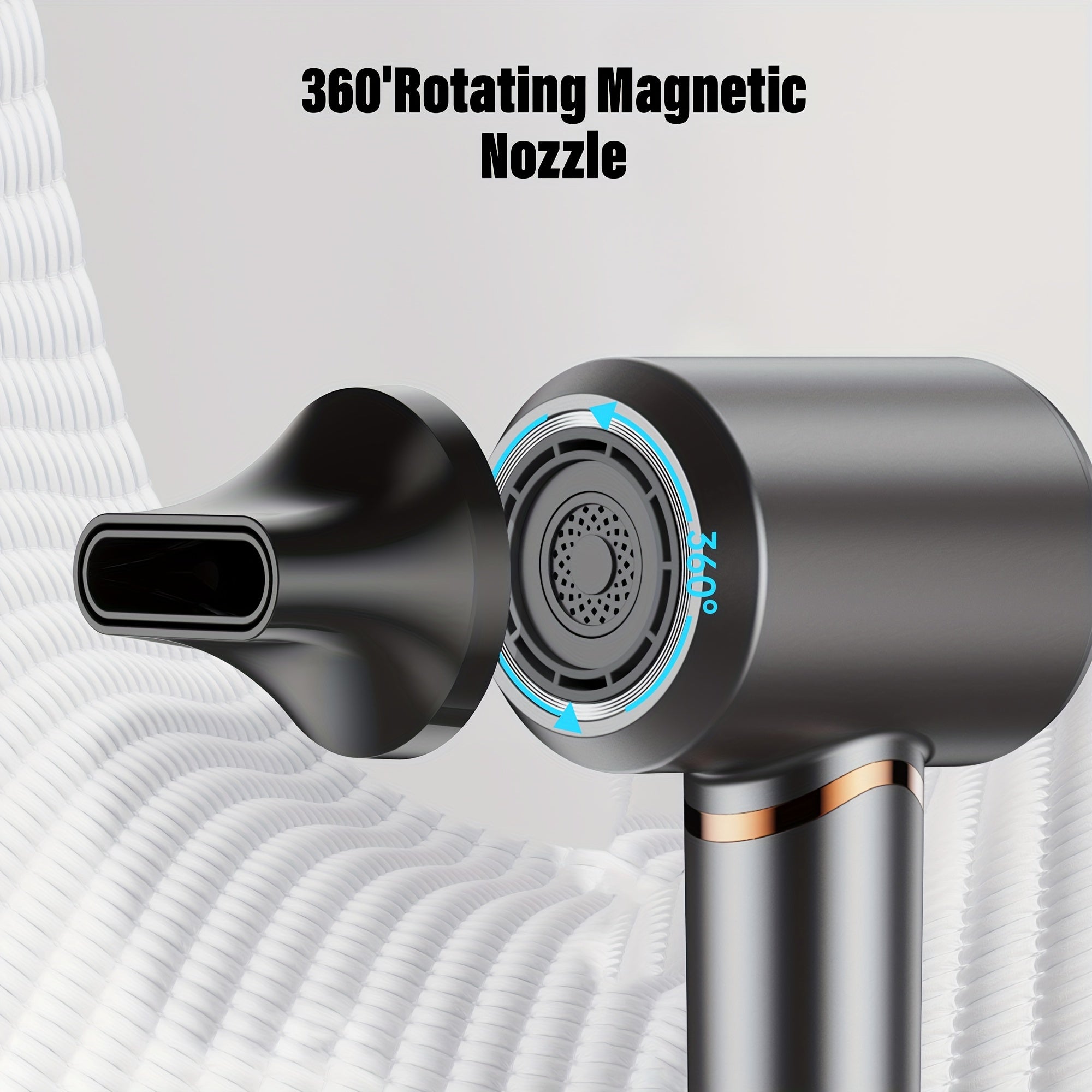 High-Speed Hair Dryer with Diffuser Quick Drying Negative Ion Aromatherapy Low Noise