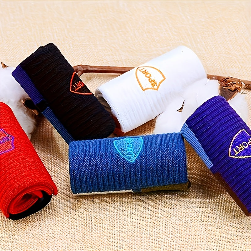 Color Block Crew Socks 20 Pairs Polyester Blend Casual Indoor Outdoor All Seasons US Sizes 6-11