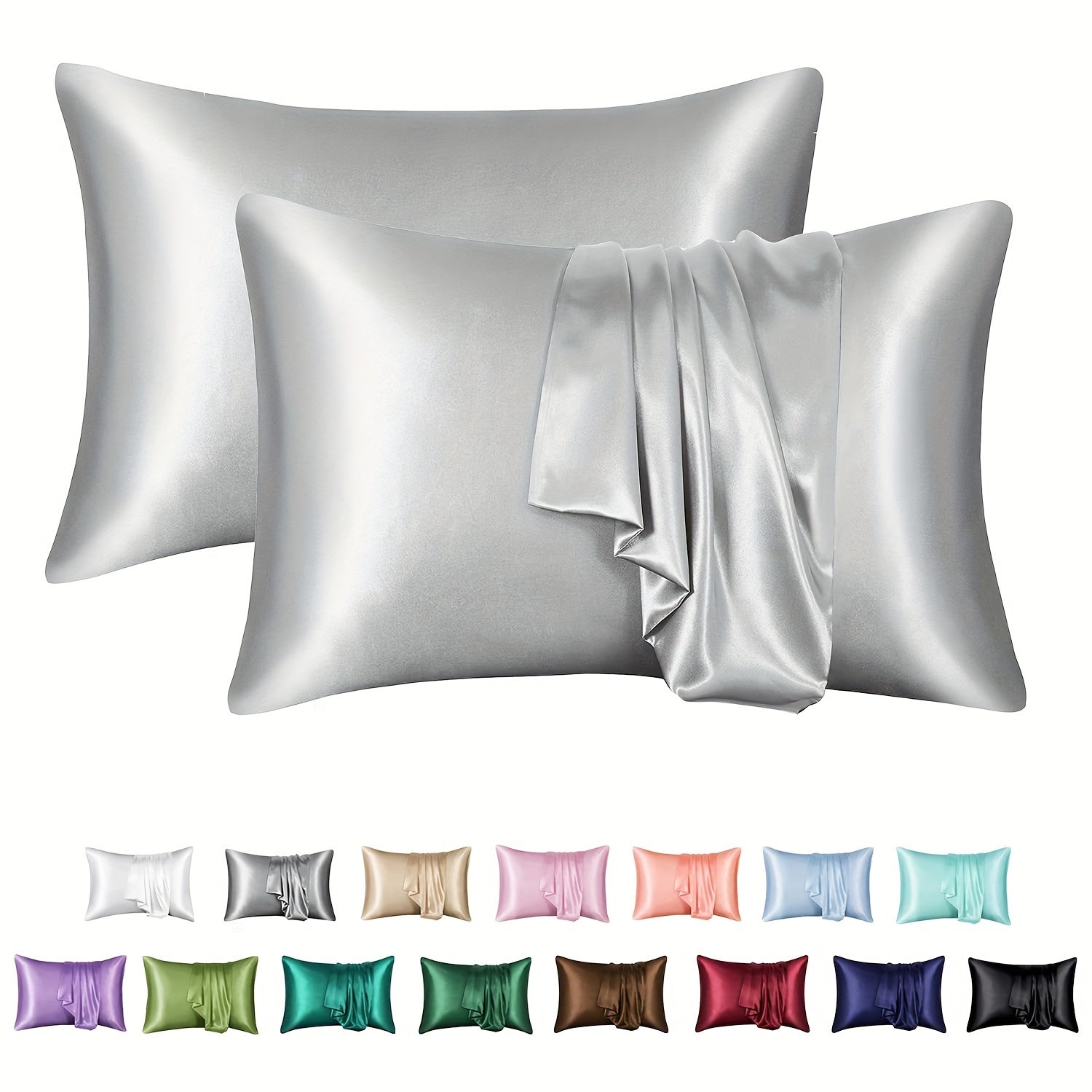 Silk Pillowcase Comfort Blend 1 Piece Soft Sleep Pillow Cover